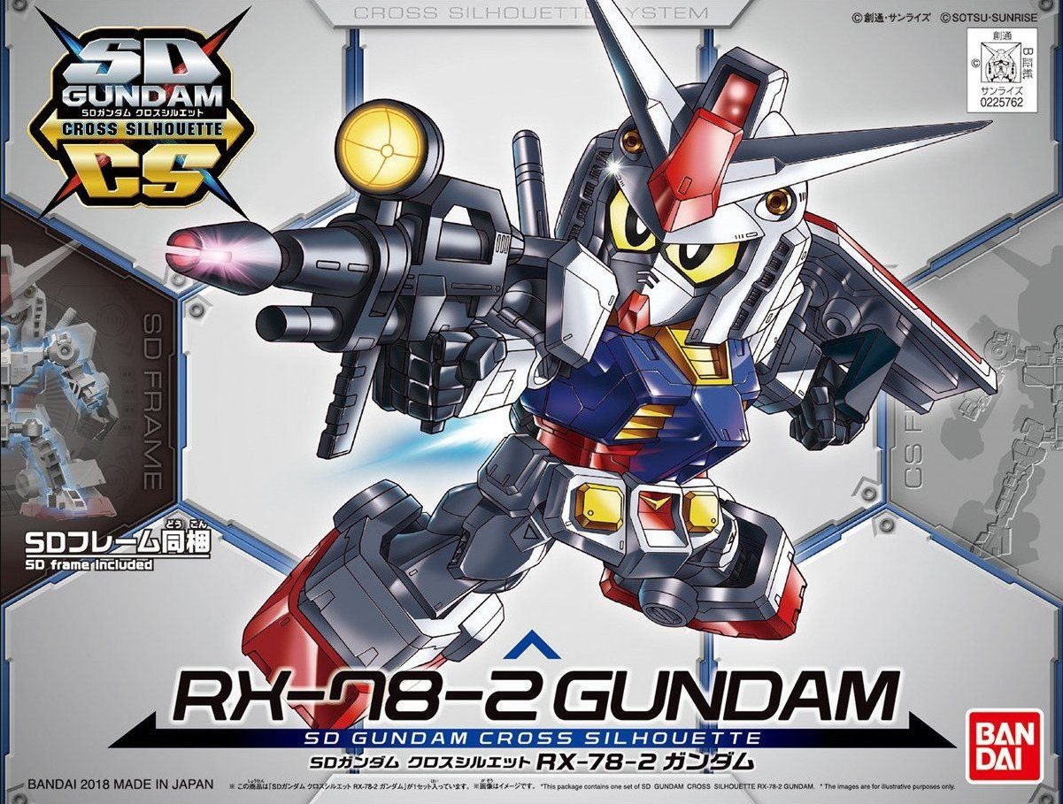 Mobile Suit Gundam SD Gundam Cross Silhouette #1 RX-78-2 Gundam Model Kit