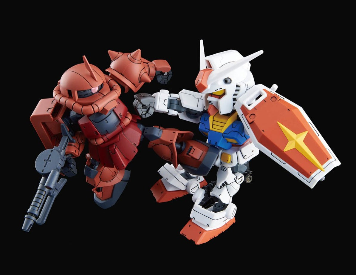 SDCS RX-78-2 Gundam & Char's Zaku II Set