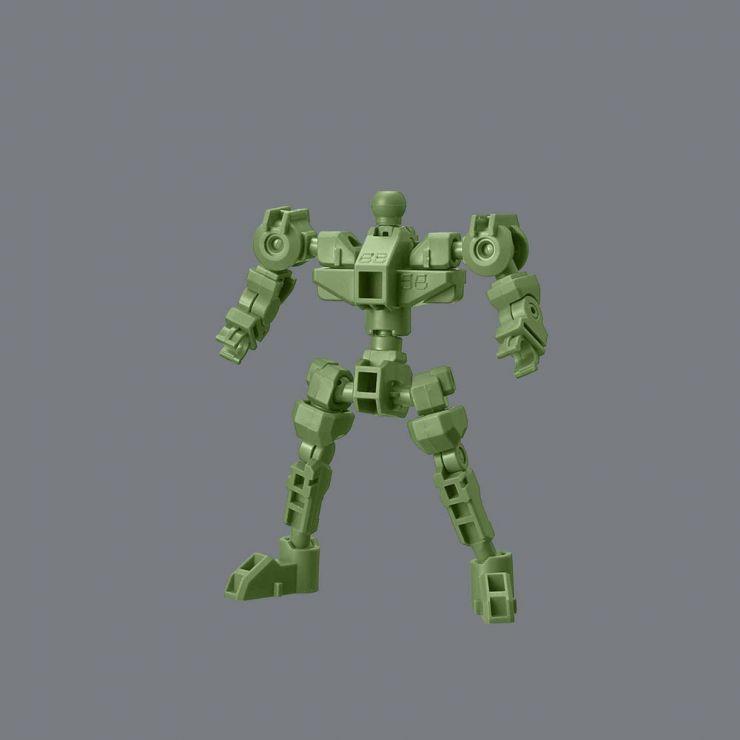 SD GUNDAM CROSS SILHOUETTE FRAME (GREEN)