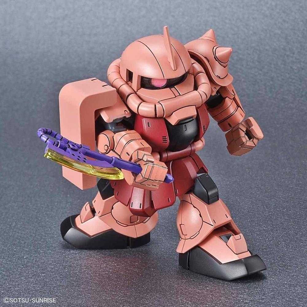 SD GUNDAM CROSS SILHOUETTE ZAKU II CHAR CUSTOM