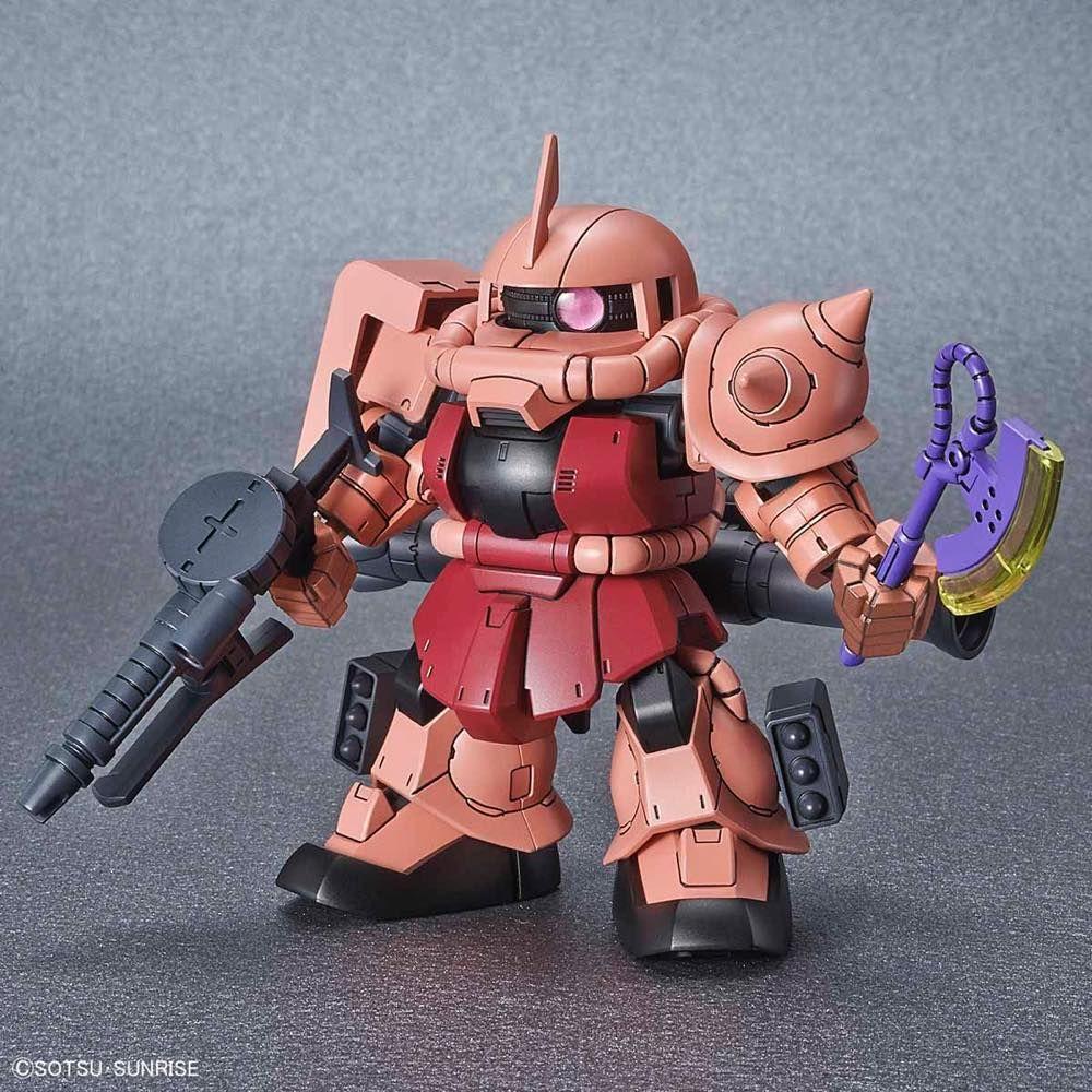 SD GUNDAM CROSS SILHOUETTE ZAKU II CHAR CUSTOM