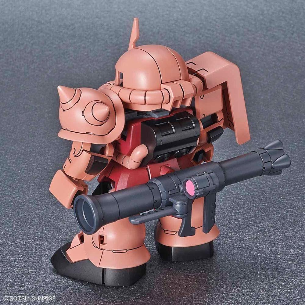 SD GUNDAM CROSS SILHOUETTE ZAKU II CHAR CUSTOM