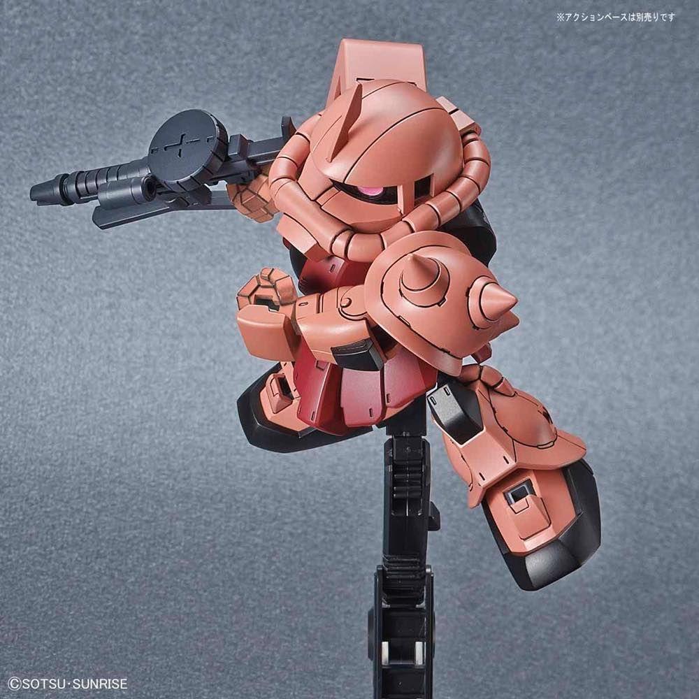 SD GUNDAM CROSS SILHOUETTE ZAKU II CHAR CUSTOM