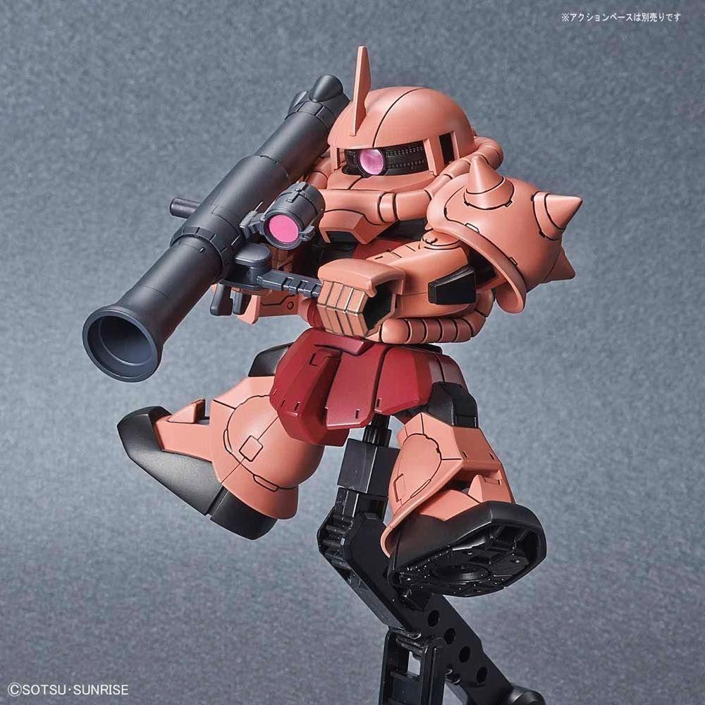 SD GUNDAM CROSS SILHOUETTE ZAKU II CHAR CUSTOM