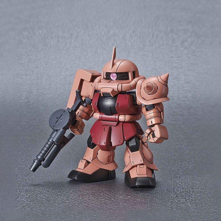 SD GUNDAM CROSS SILHOUETTE ZAKU II CHAR CUSTOM