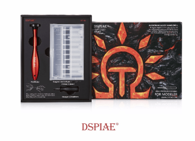 DSPIAE AT-HD Model Metal Hand Drill 0.3~1.2 bits Set Modeling Craft Tools Hobby Accessory