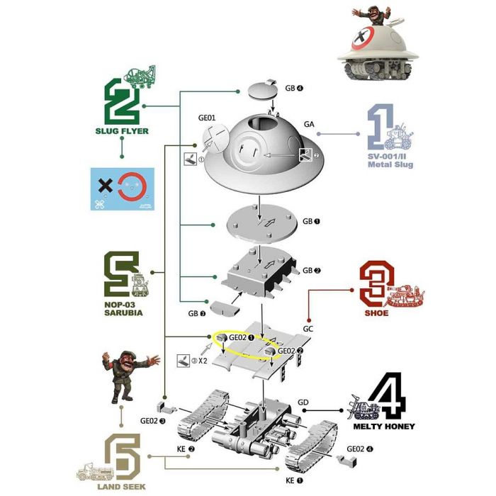 METAL SLUG Regular Army Universal Tank SV-001/II