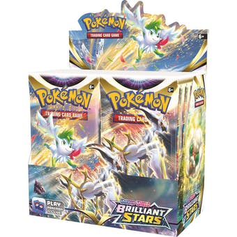 Pokémon TCG: Sword & Shield-Brilliant Stars Booster Display Box (36 Packs)