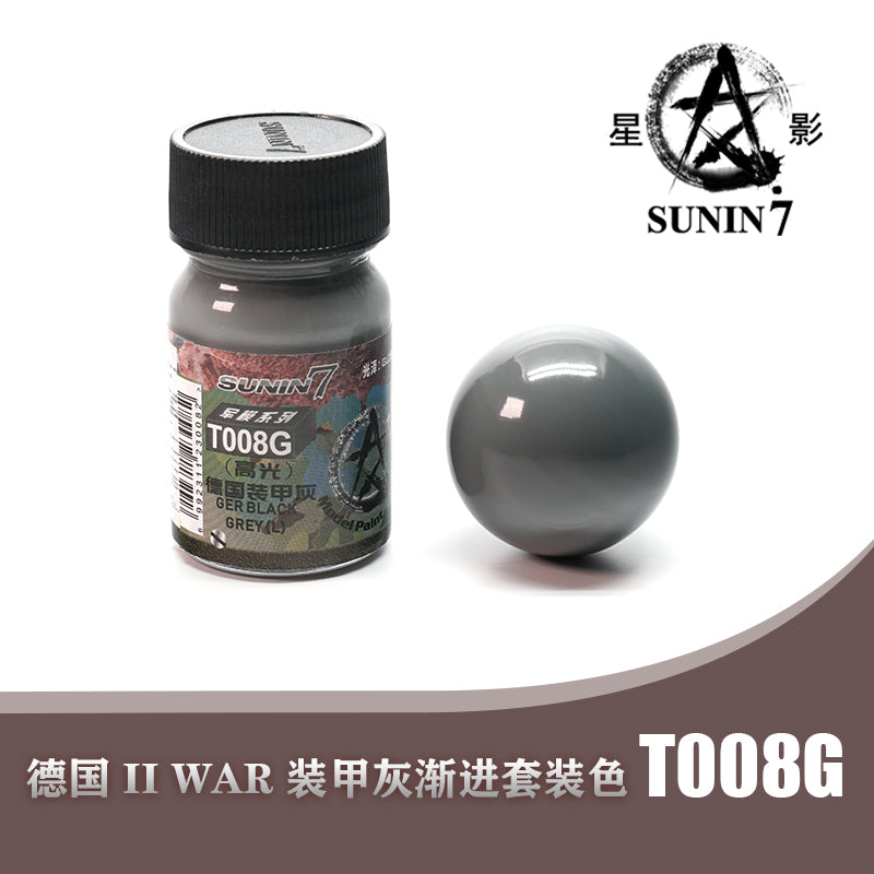 Sunin Military Colors T008G German Black Grey (Gloss)