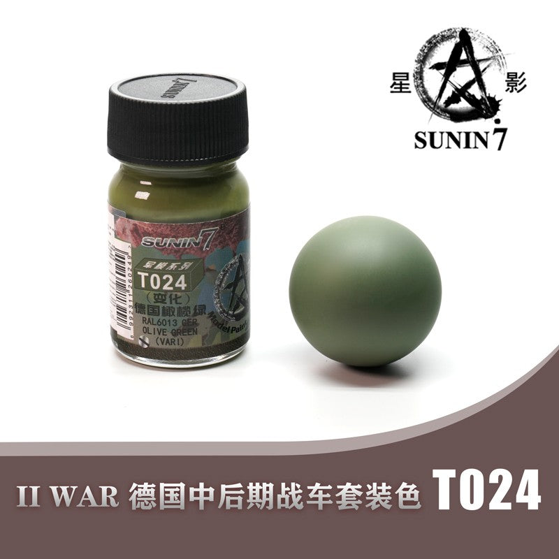 Sunin Military Colors T024 RAL6013 German Olive Green