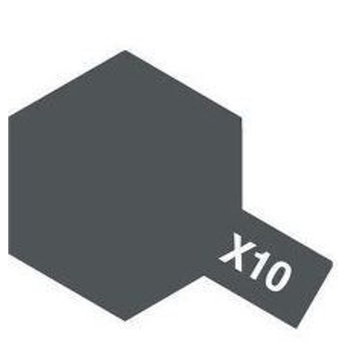 Tamiya Color Gun Metal Mini Acrylic Gloss Finish X-10