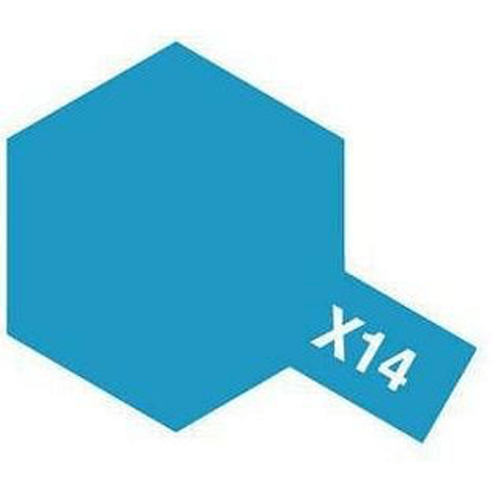 Tamiya Color Sky Blue Mini Acrylic Gloss Finish X-14