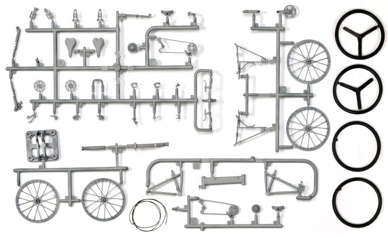 TomyTec Little Armory 1/12 LM008 Montague Paratrooper Folding MTB Bike (Plastic Model Version)