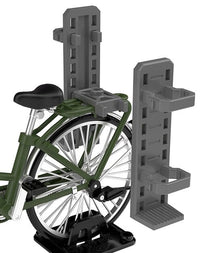 TomyTec Little Armory 1/12 LM007 Commuting Bicycle Defense School Olive Drab