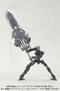 M.S.G. Modeling Support Goods Heavy Weapon Unit 03 Unite Sword