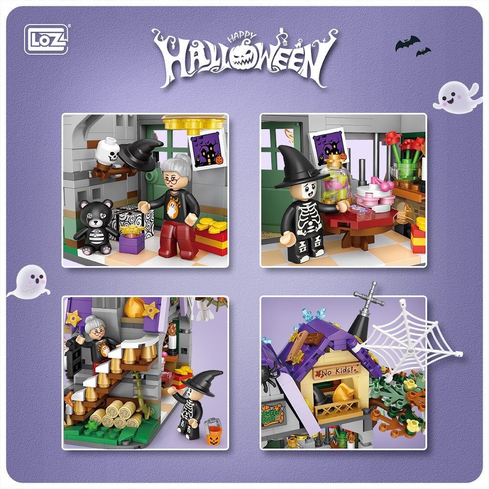 LOZ Creative 1233 Halloween Ghost House