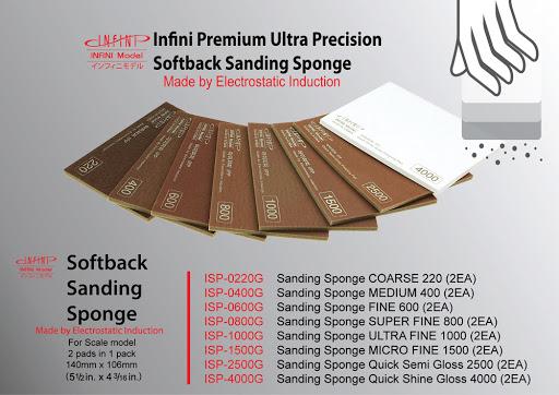 Infini Sanding Sponge Quick Semi Gloss 2500 (2EA)