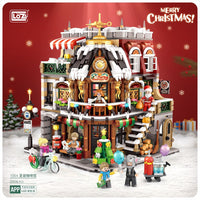 LOZ Creative 1054 Christmas Coffee Shop
