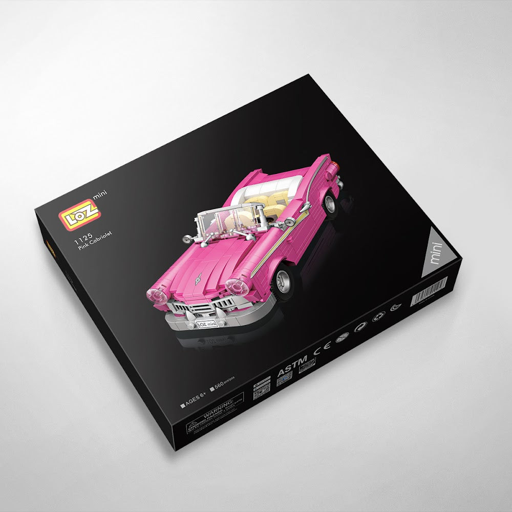 LOZ Mini 1125 Pink Cabriolet