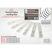 Premium Zebra Sanding Stick Full Set #100-#800