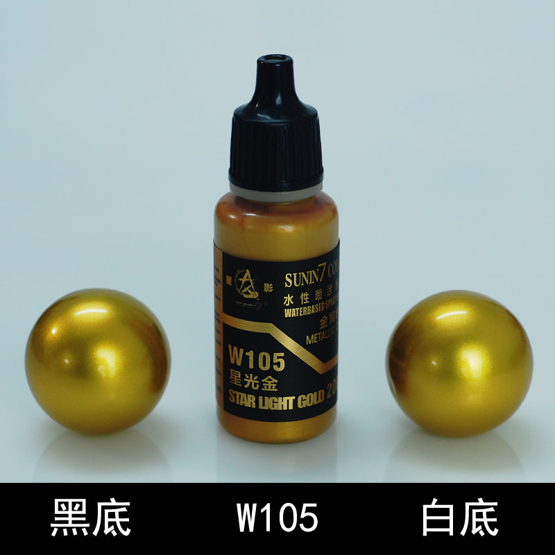 Sunin Acrylic Metal Color W105: Star Light Gold