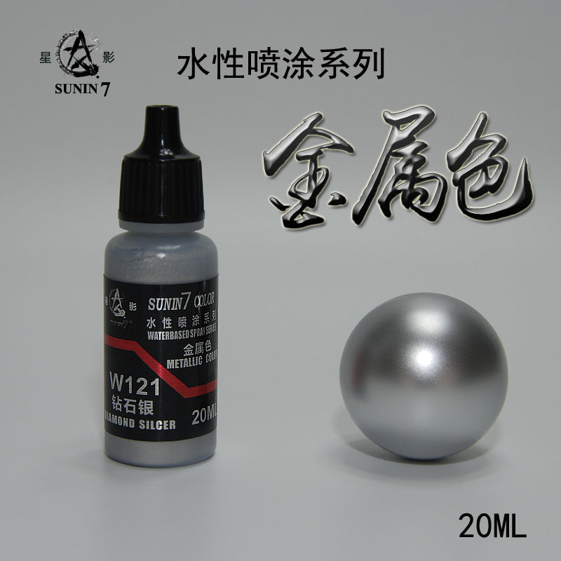 Sunin Acrylic Metal Color W121: Diamond Silcer