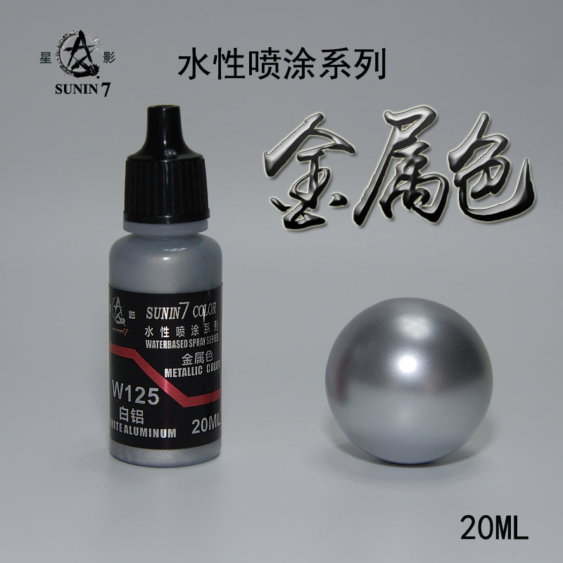 Sunin Acrylic Metal Color W125: White Aluminum