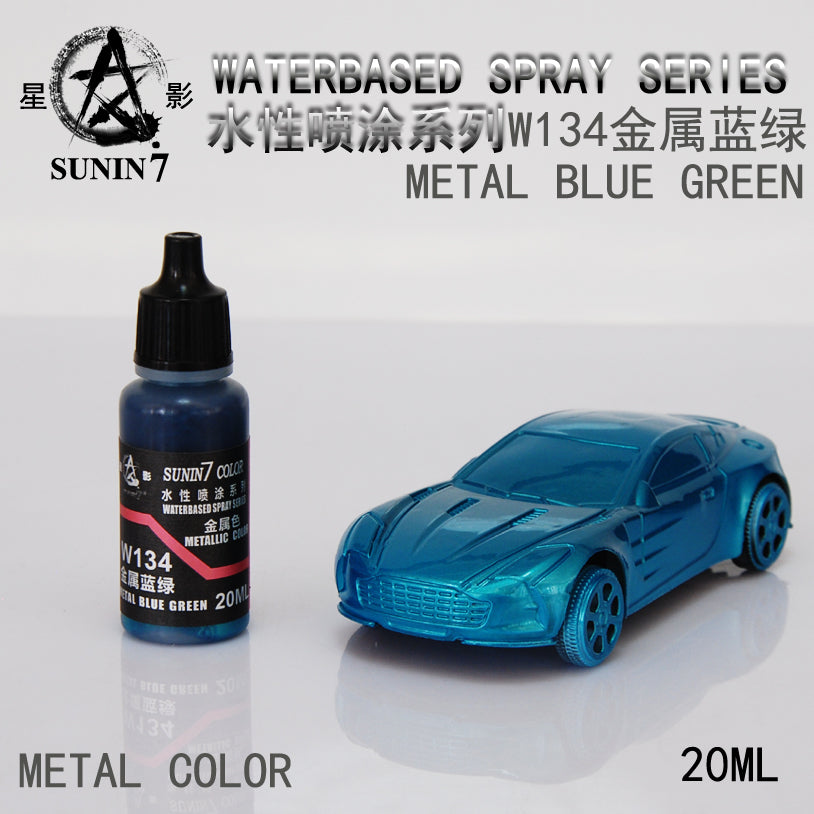 Sunin Acrylic Metal Color W134: Metal Blue Green