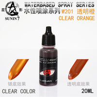 Sunin Acrylic Clear Color W201: Clear Orange