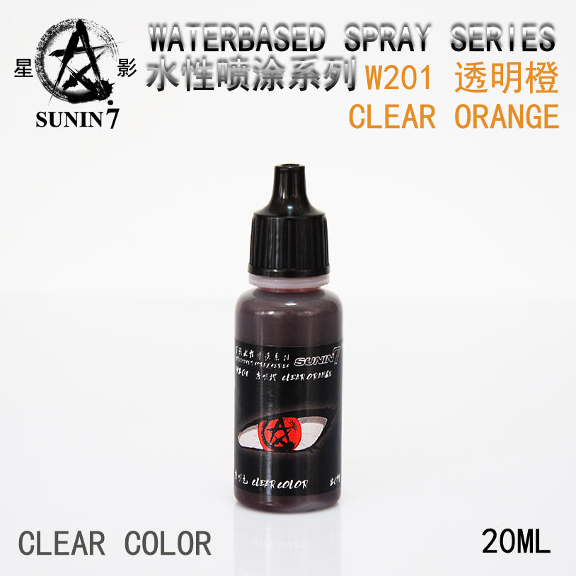Sunin Acrylic Clear Color W201: Clear Orange