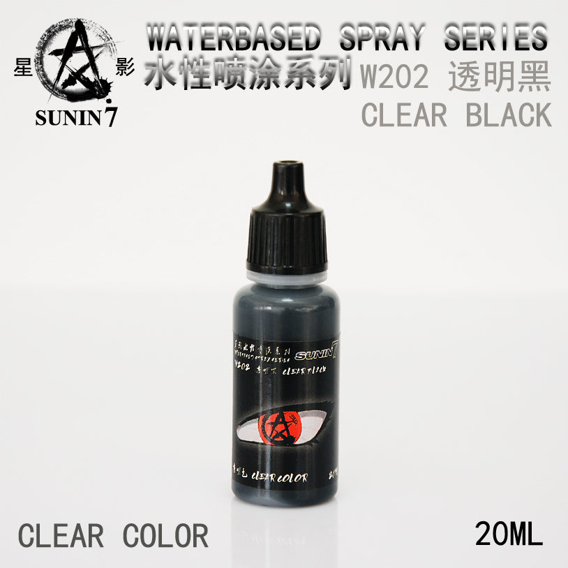 Sunin Acrylic Clear Color W202: Clear Black