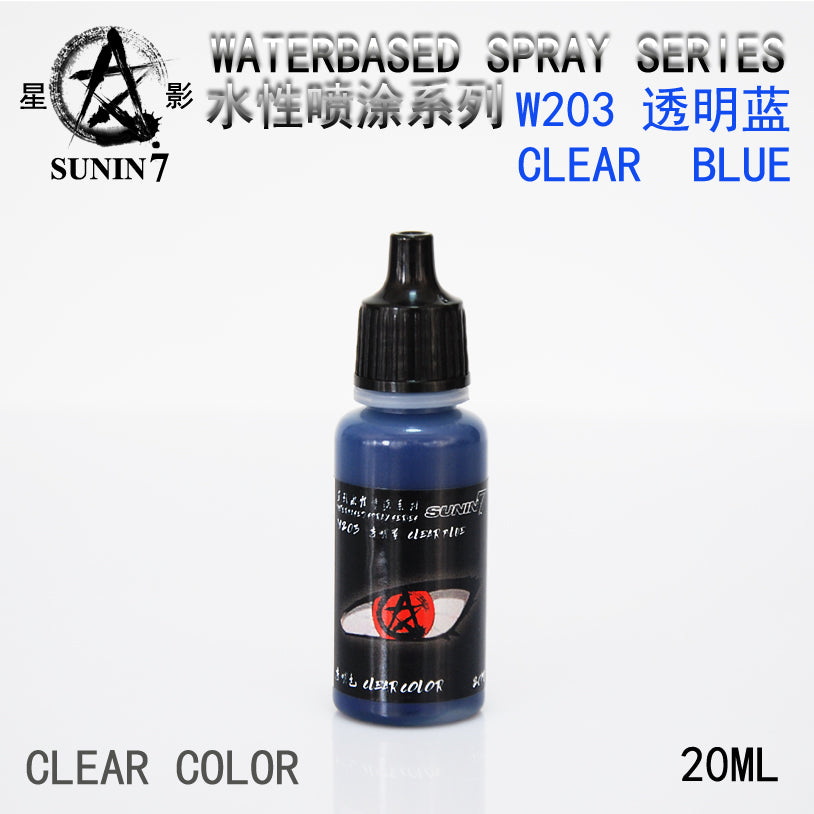Sunin Acrylic Clear Color W203: Clear Blue