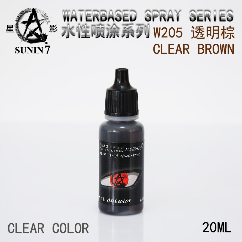 Sunin Acrylic Clear Color W205: Clear Brown