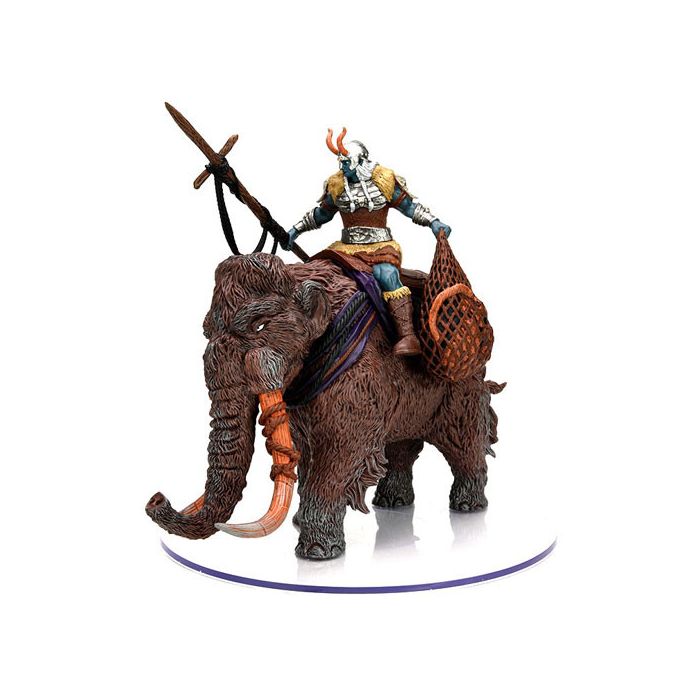 Dungeons & Dragons Fantasy Miniatures: Icons of the Realms Set 19 Snowbound Frost Giant and Mammoth Premium Set