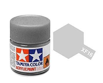 Tamiya Color Flat Aluminum Mini Acrylic Matte Finish XF-16