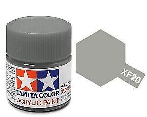 Tamiya Color Medium Gray Mini Acrylic Matte Finish XF-20