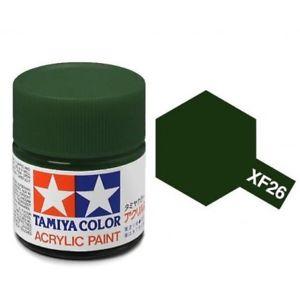Tamiya Color Deep Green Mini Acrylic Matte Finish XF-26