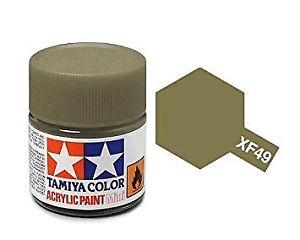 Tamiya Color Khaki Mini Acrylic Matte Finish XF-49