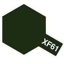 Tamiya Color Dark Green Mini Acrylic Matte Finish XF-61