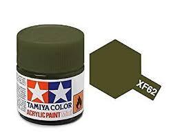Tamiya Color Olive Drab Mini Acrylic Matte Finish XF-62