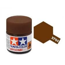 Tamiya Color Red Brown Mini Acrylic Matte Finish XF-64