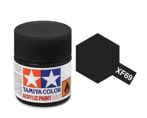 Tamiya Color NATO Black Mini Acrylic Matte Finish XF-69