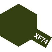 Tamiya Color Olive Drab (JGSDF) Mini Acrylic Matte Finish XF-74